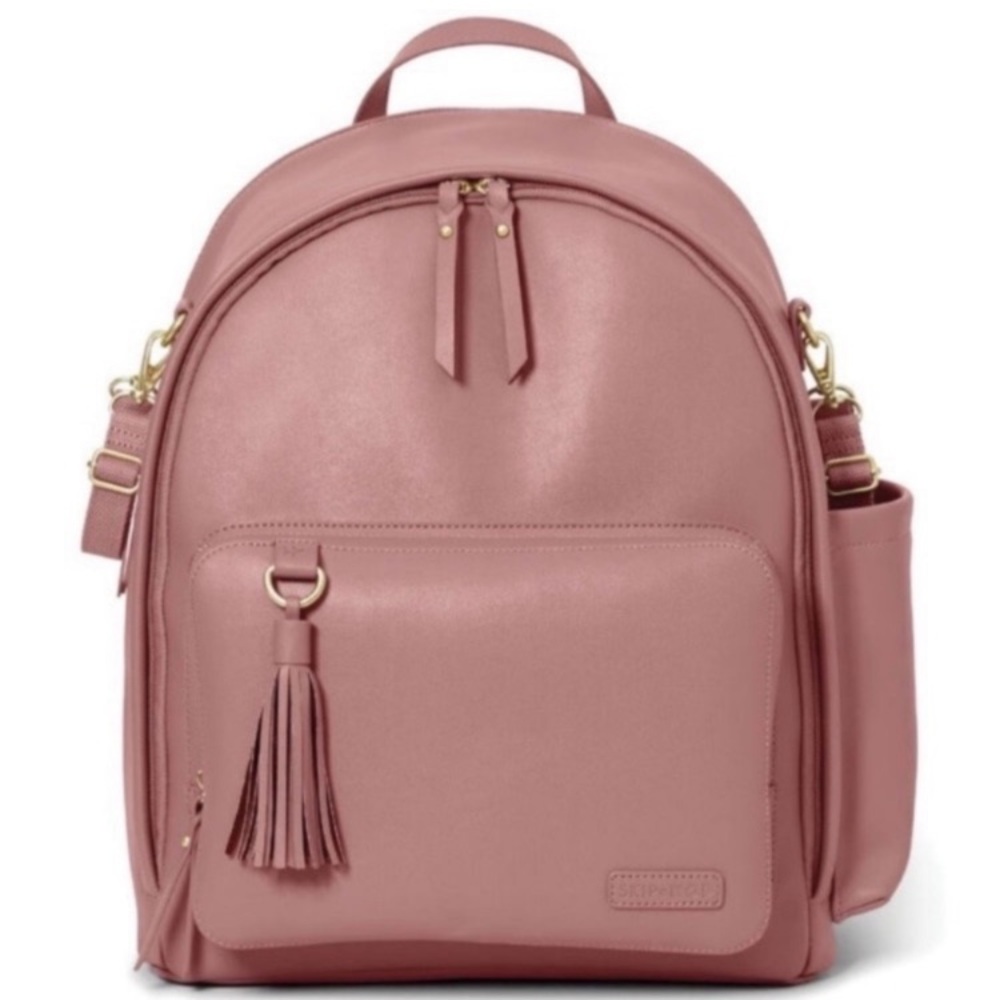 Skip Hop Greenwich Simply Chic Diaper Backpack Dusty Rose